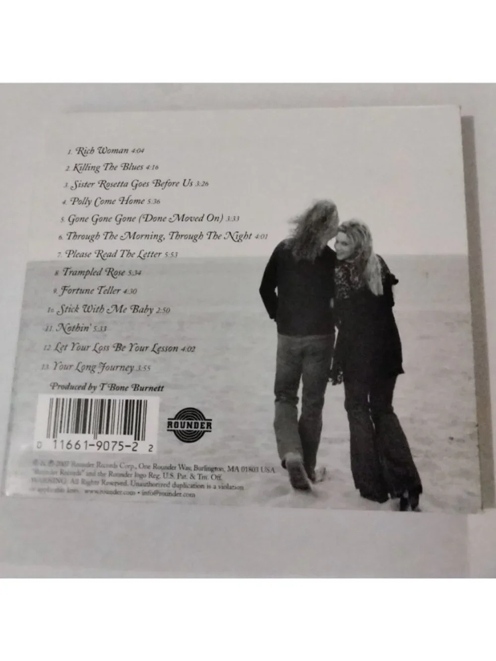 Raising Sand Robert Plant Alison Krauss 2007 CD - Picture 5 of 5